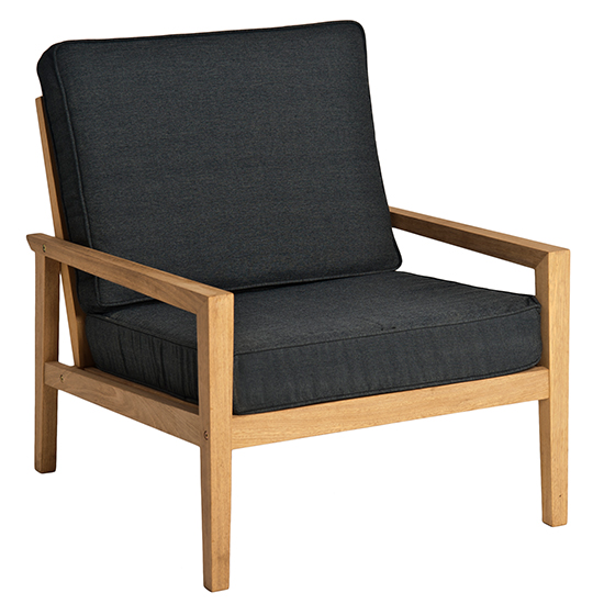 Product photograph of Robalt Outdoor Wooden Lounge Chair In Natural from Furniture in Fashion