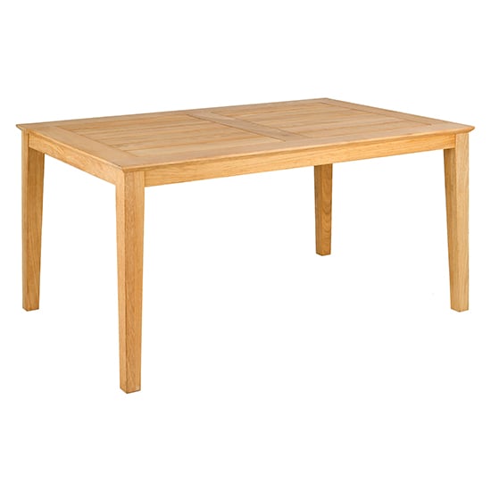 Photo of Robalt outdoor 1500mm wooden dining table in natural