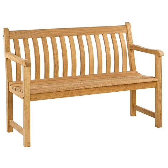 Photo of Robalt outdoor broadfield wooden 4ft seeing bench in natural