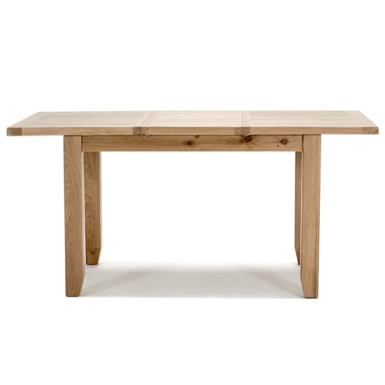 Product photograph of Romero Large Wooden Extending Dining Table In Natural from Furniture in Fashion