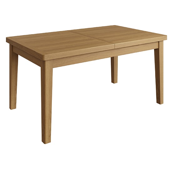 Read more about Rosemont extending 160cm wooden dining table in rustic oak