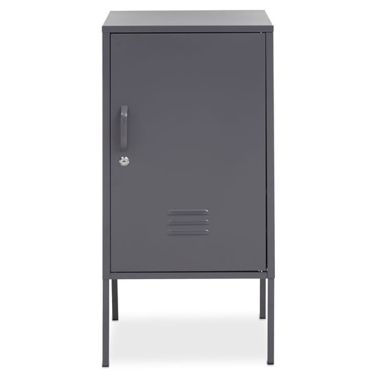 Read more about Rumi metal locker storage cabinet with 1 door in grey
