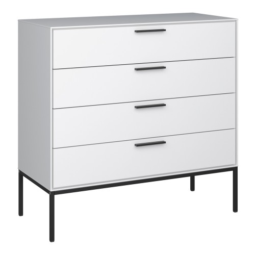 Read more about Sabiti wooden chest of 4 drawers in pure white