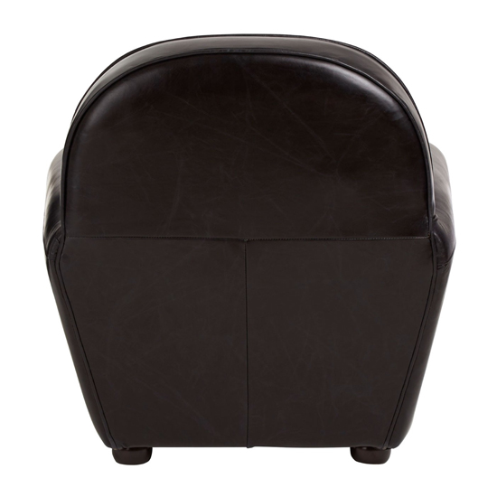 Sadalmelik Classic Faux Leather Armchair In Black | Furniture in Fashion