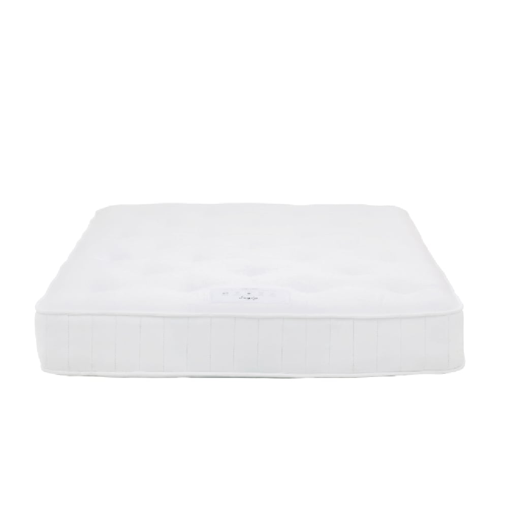 saratoga 1000 fabric single pocket mattress in white