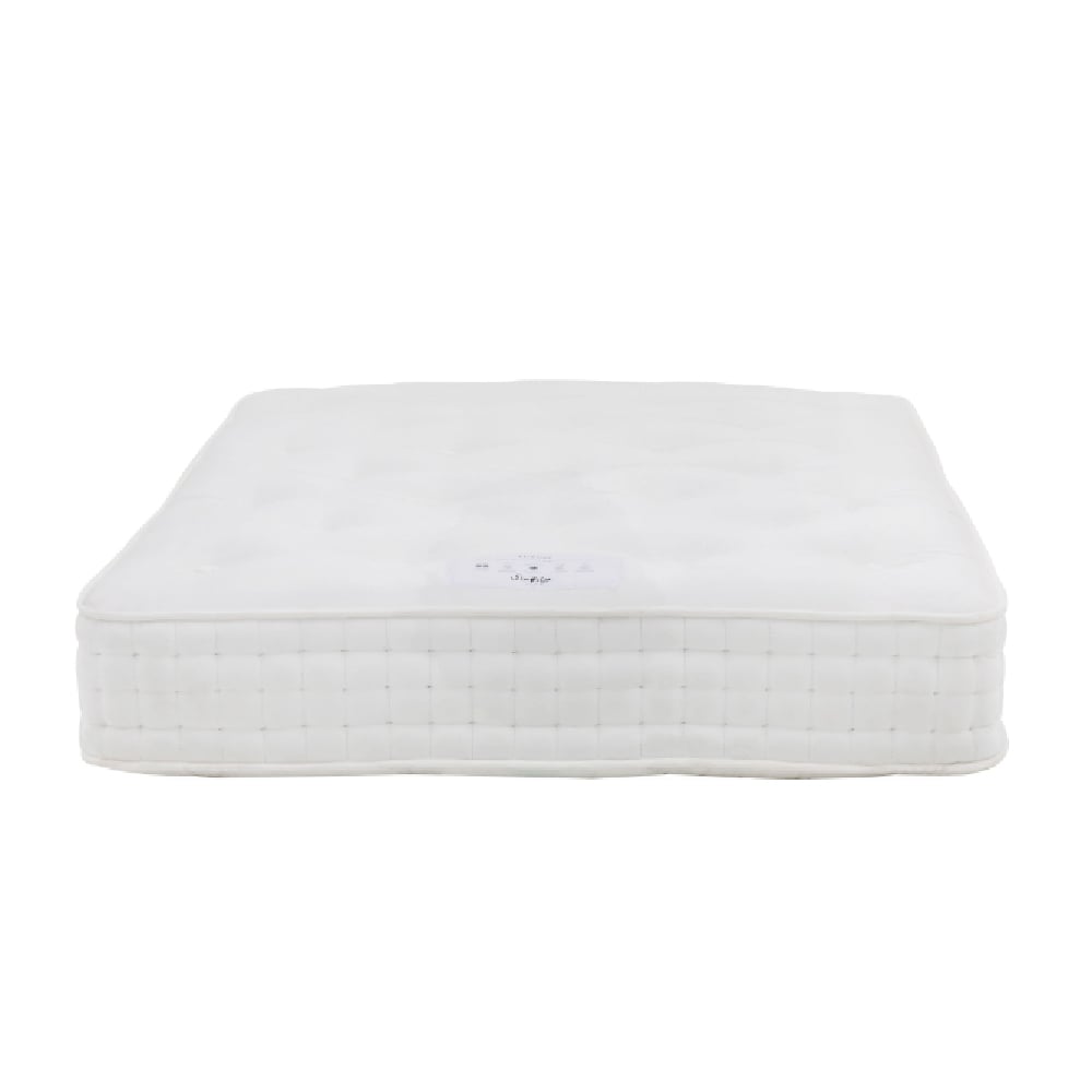 saratoga 4000 fabric king size mattress in white