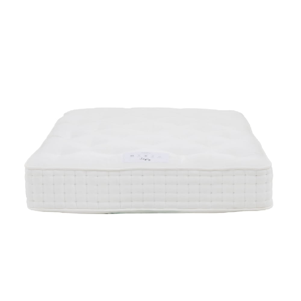 saratoga 6000 fabric king size mattress in white