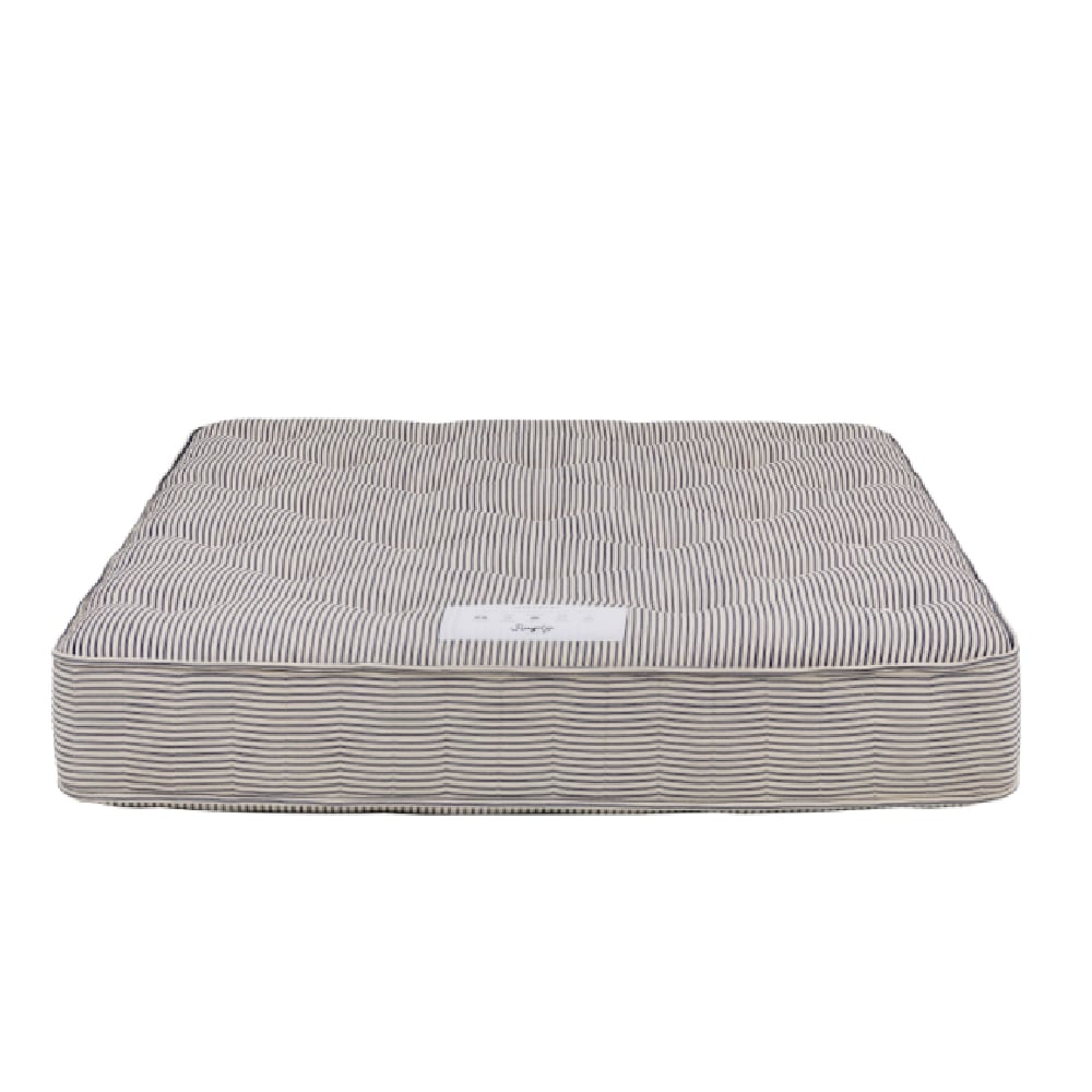 saratoga fabric king size pocket mattress in white