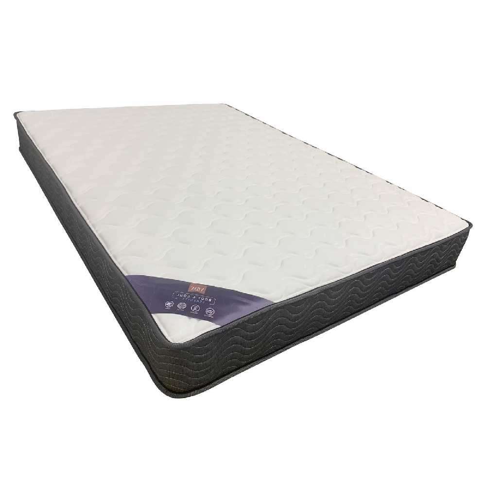 Product photograph of Savannah Fabric Double Mattress In White from Furniture in Fashion