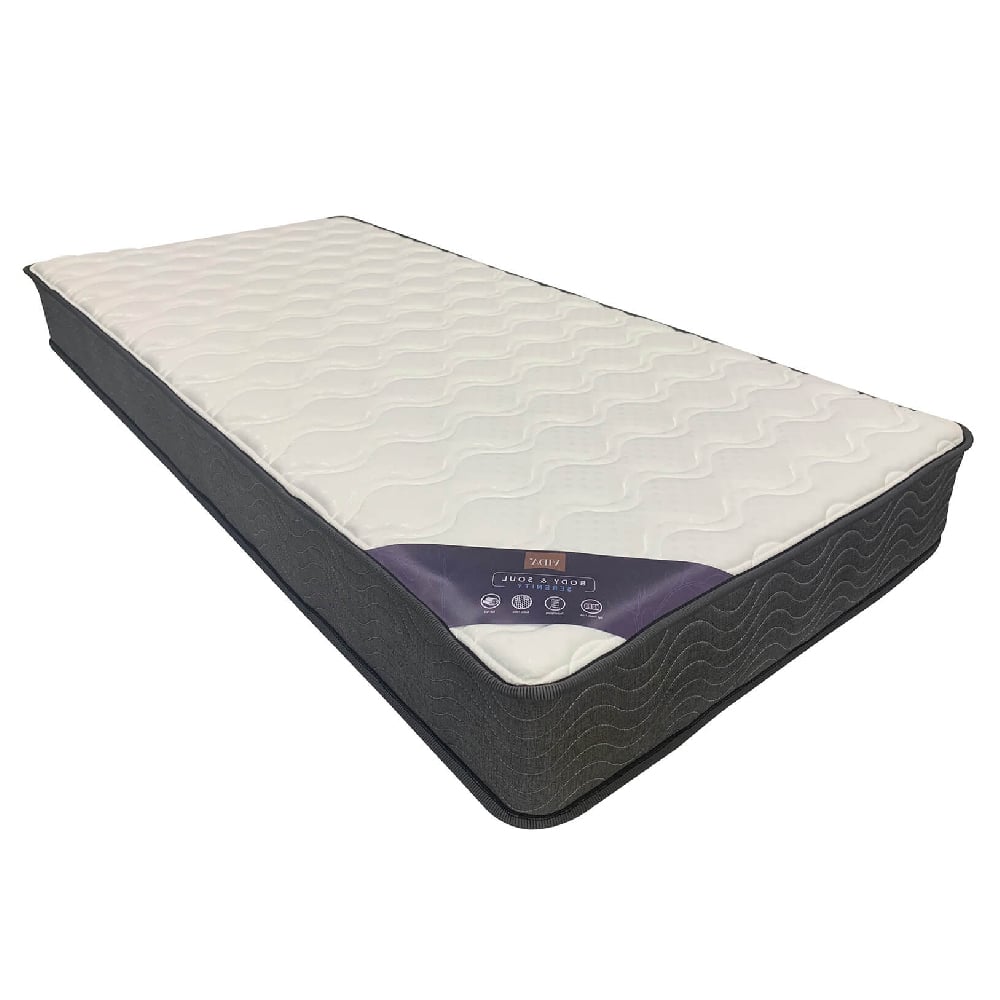 Product photograph of Savannah Fabric Single Mattress In White from Furniture in Fashion