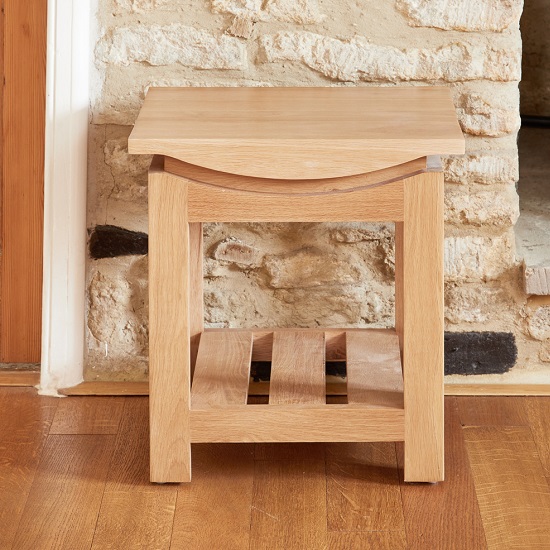Read more about Seldon wooden lamp table square in oak
