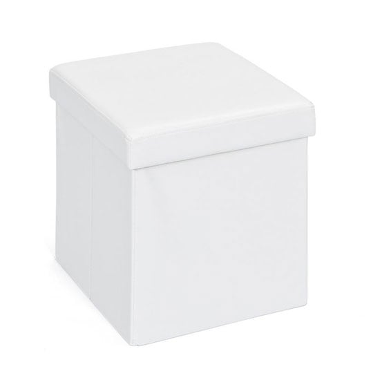 Read more about Setti fabric small foldable storage box in white