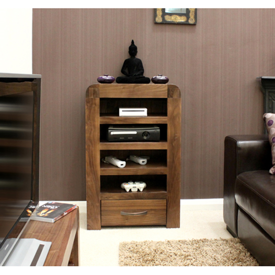 Product photograph of Shiva Walnut Entertainment Unit from Furniture in Fashion