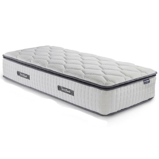 Product photograph of Sleepsoul Bliss Memory Foam Single Mattress In White from Furniture in Fashion