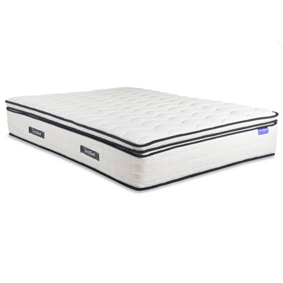 Product photograph of Sleepsoul Space Pocket Sprung Single Mattress In White from Furniture in Fashion