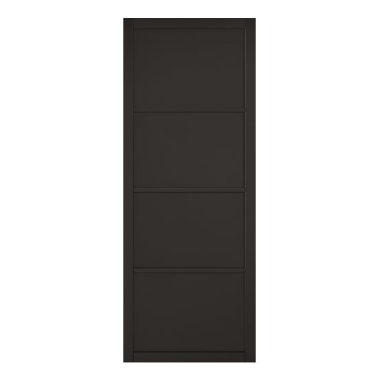 Product photograph of Soho Solid 1981mm X 610mm Internal Door In Black from Furniture in Fashion
