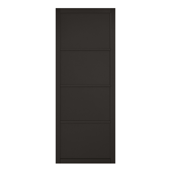 Product photograph of Soho Solid 1981mm X 686mm Internal Door In Black from Furniture in Fashion