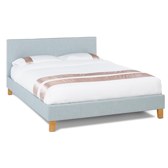 Read more about Sophia ice fabric upholstered small double bed