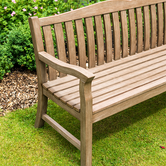 Strox Outdoor Cuckfield 6Ft Wooden Seating Bench In Chestnut ...