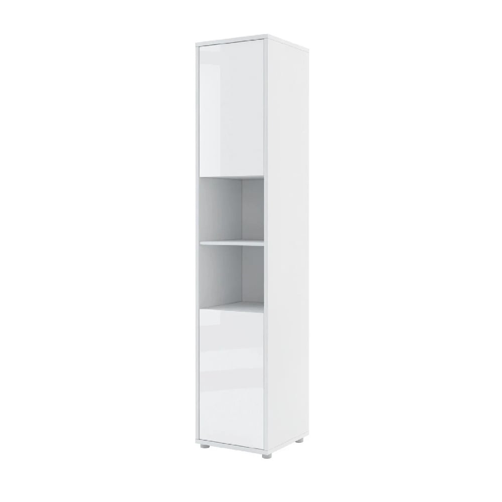 Read more about Teaneck high gloss storage cabinet with 2 doors in white