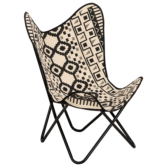 fabric butterfly chair