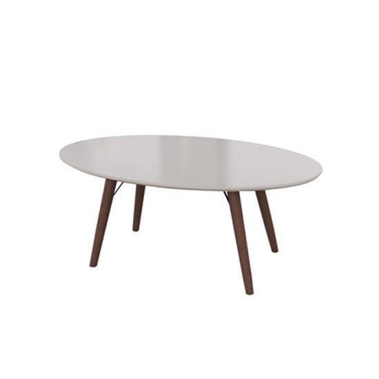 Product photograph of Teramo Coffee Table In Champagne High Gloss And Metal Legs from Furniture in Fashion