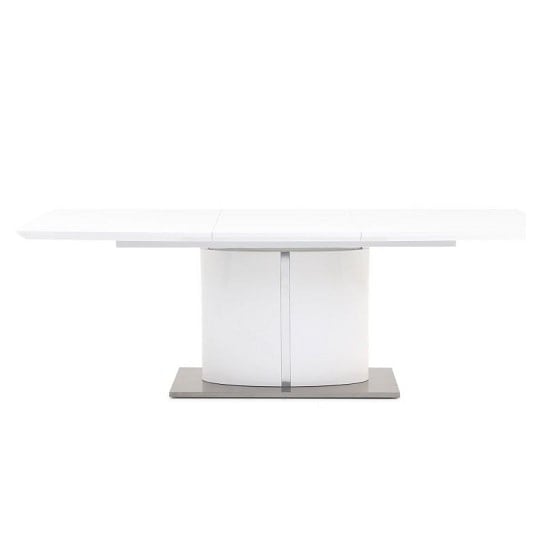 Product photograph of Falstone Extending Dining Table Rectangular In White High Gloss from Furniture in Fashion