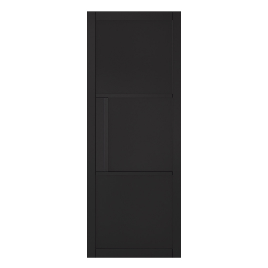 Photo of Tribeca solid 1981mm x 762mm internal door in black