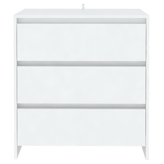 Variel Wooden Chest Of 3 Drawers In White | Furniture in Fashion