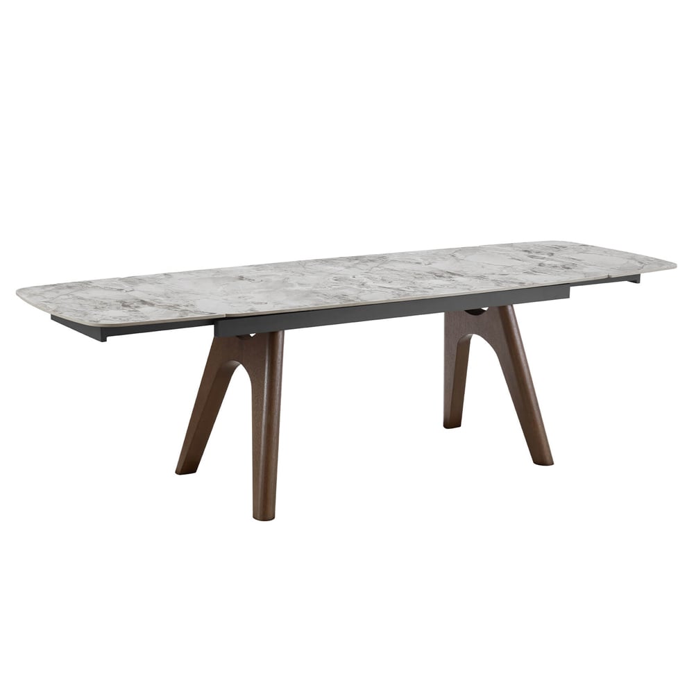 Read more about Venice extending sintered stone dining table in grey