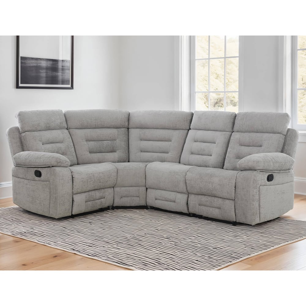 Read more about Waldorf manual recliner corner sofa in grey