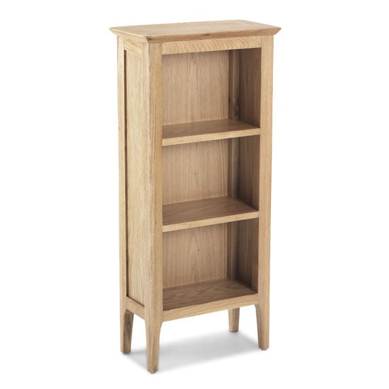 Product photograph of Wardle Wooden Dvd Storage Stand In Crafted Solid Oak from Furniture in Fashion