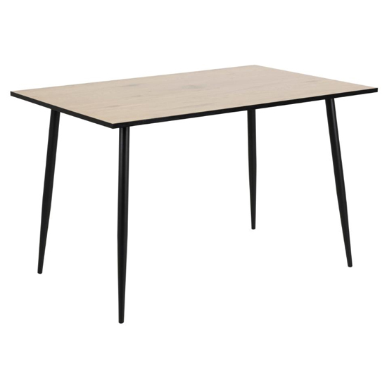 Read more about Woodburn rectangular wooden dining table in matt wild wash