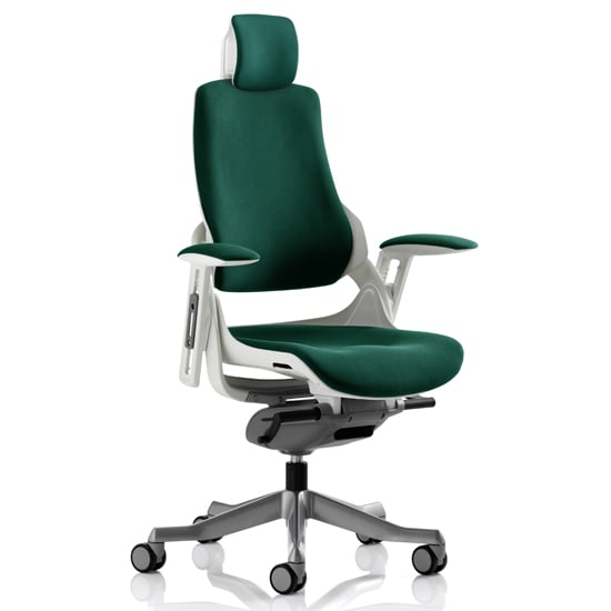 Read more about Zure executive headrest office chair in maringa teal