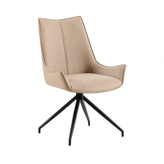 Read more about Zurich faux leather dining chair in mink