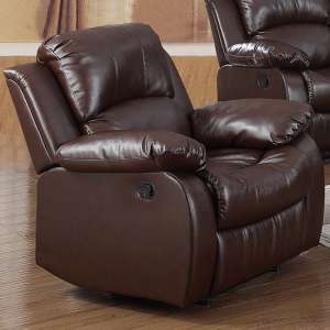 leather 1 seater sofa